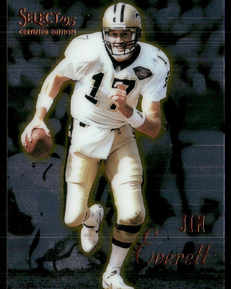 Jim Everett 1995 Select Certified #24 New Orleans Saints