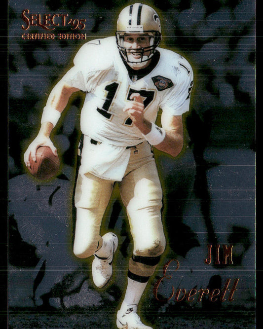 Jim Everett 1995 Select Certified #24 New Orleans Saints