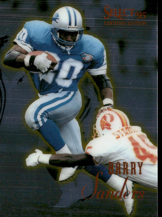 Barry Sanders 1995 Select Certified #21 Detroit Lions