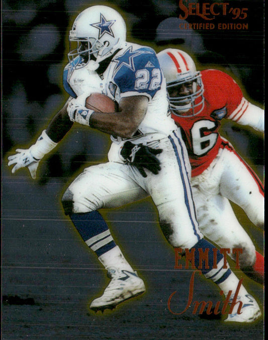 Emmitt Smith 1995 Select Certified #17 Dallas Cowboys