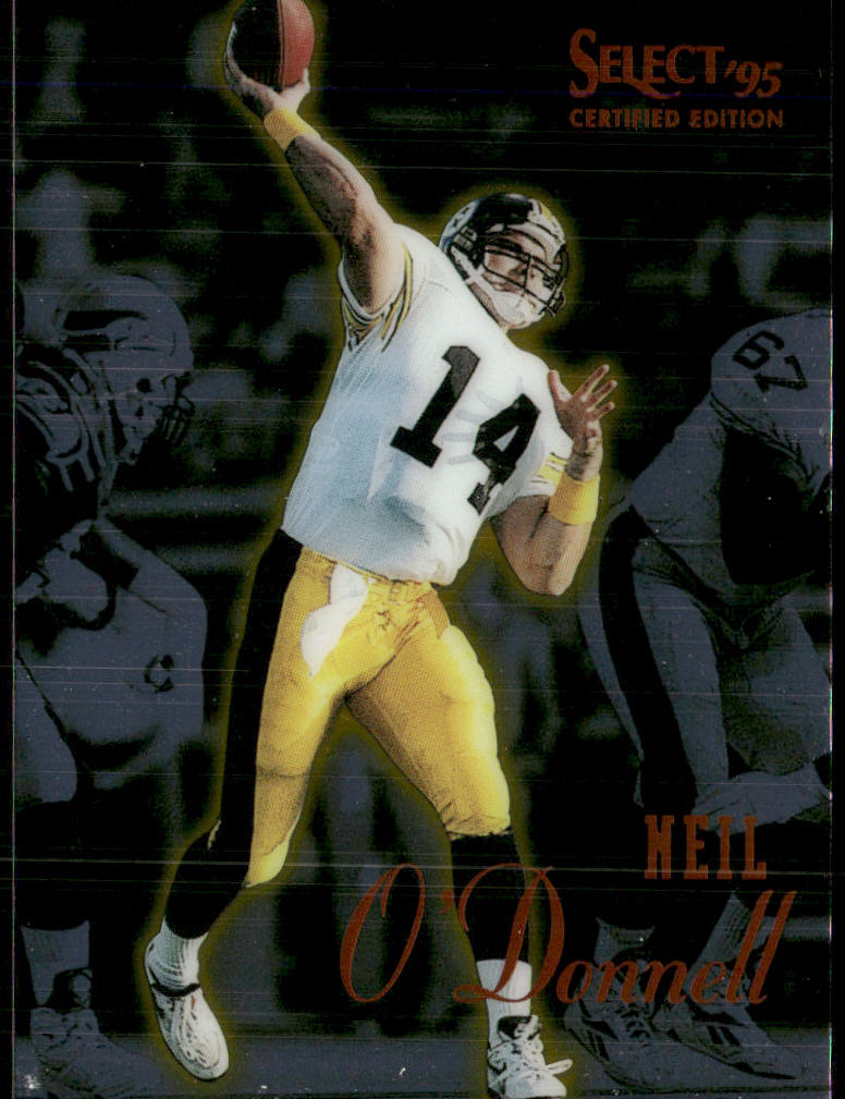 Neil O'Donnell 1995 Select Certified #14 Pittsburgh Steelers