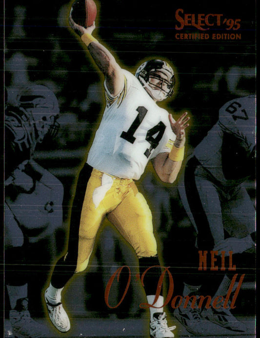 Neil O'Donnell 1995 Select Certified #14 Pittsburgh Steelers