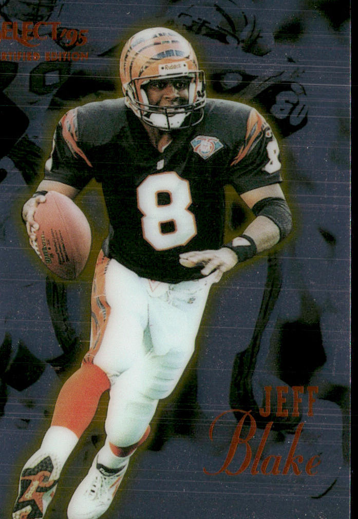 Jeff Blake 1995 Select Certified #13 RC Cincinnati Bengals