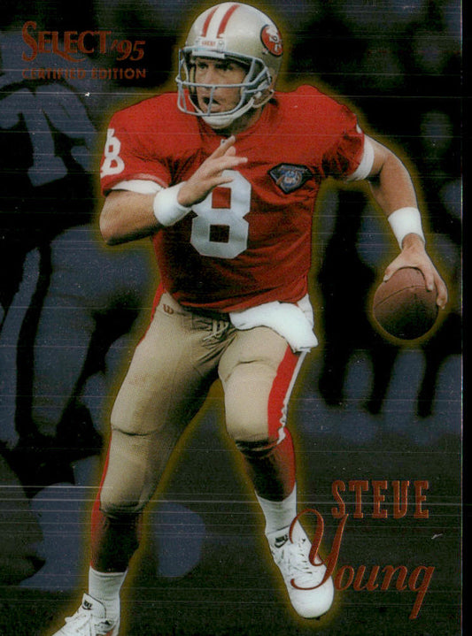 Steve Young 1995 Select Certified #10 San Francisco 49ers