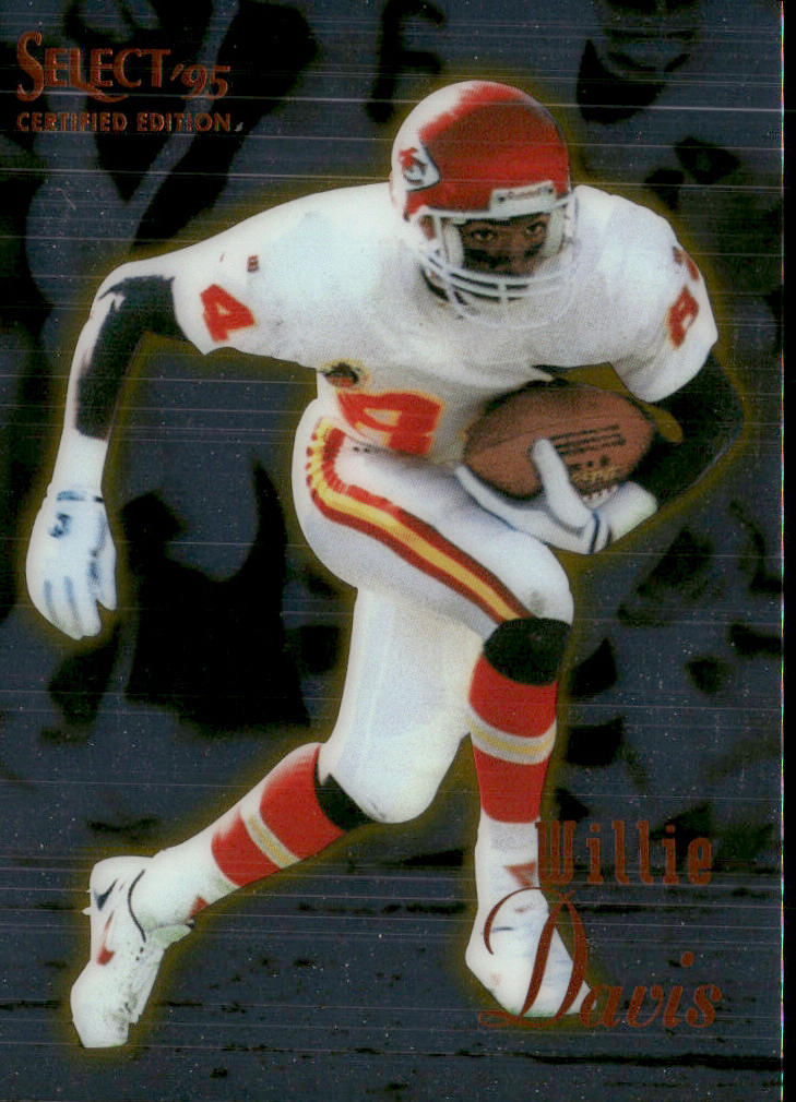 Willie Davis 1995 Select Certified #9 Kansas City Chiefs