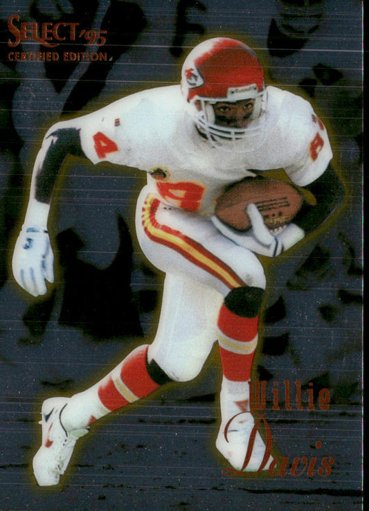 Willie Davis 1995 Select Certified #9 Kansas City Chiefs