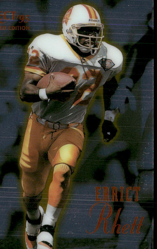 Errict Rhett 1995 Select Certified #4 Tampa Bay Buccaneers
