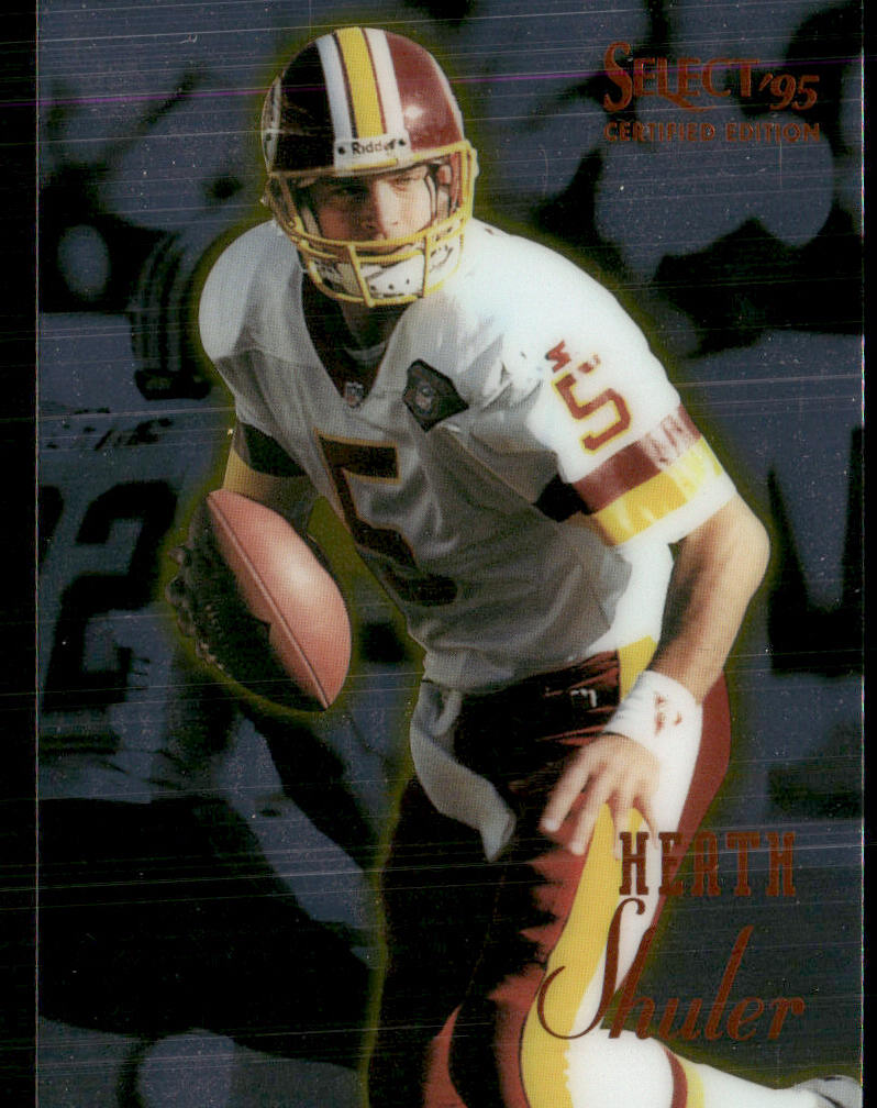 Heath Shuler 1995 Select Certified #2 Washington Redskins