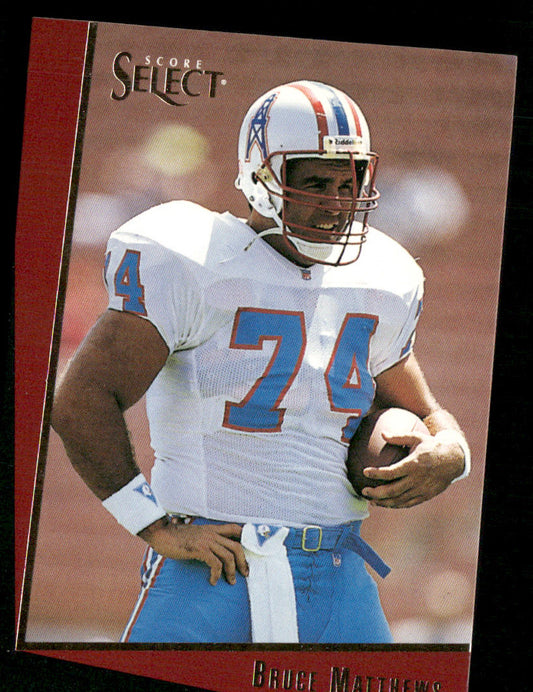 Bruce Matthews 1993 Select #10 Houston Oilers