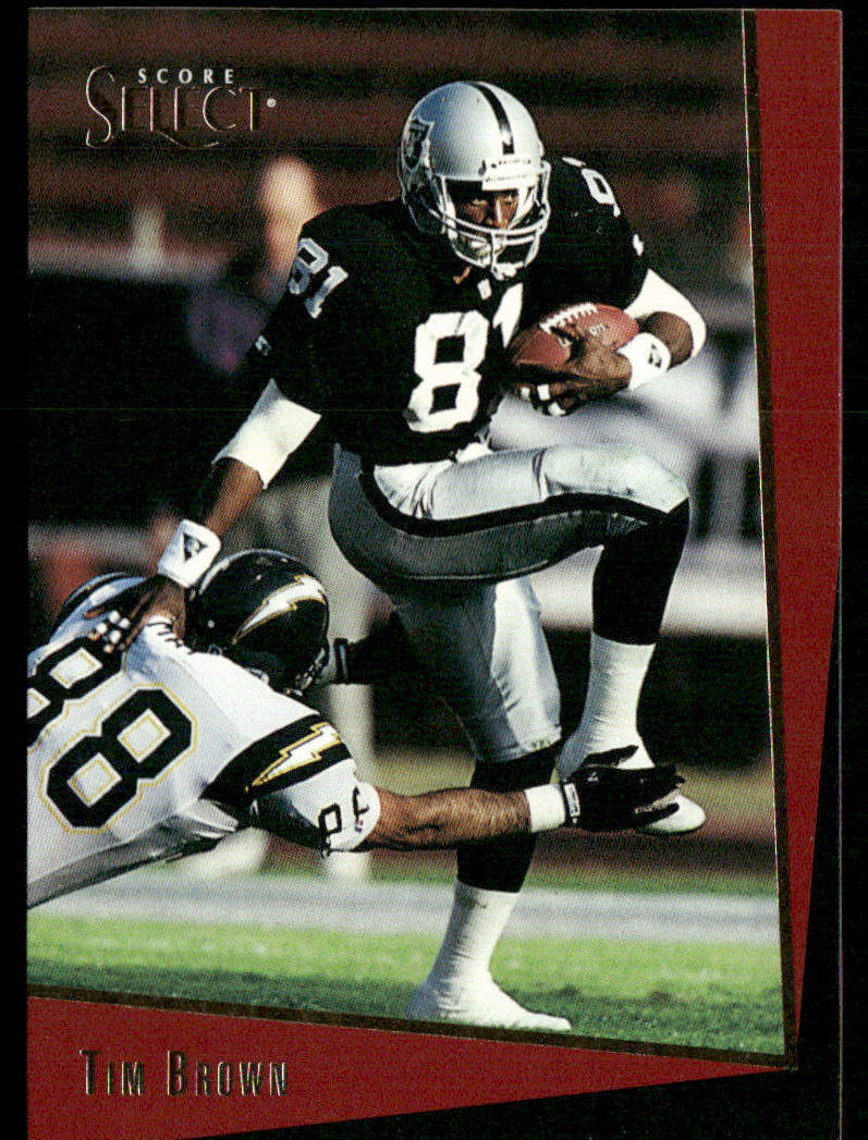 Tim Brown 1993 Select #14 Los Angeles Raiders