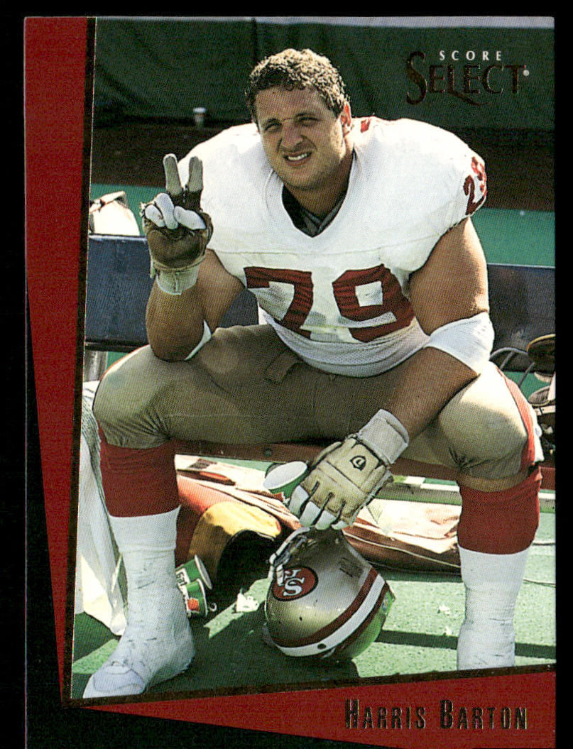 Harris Barton 1993 Select #35 San Francisco 49ers
