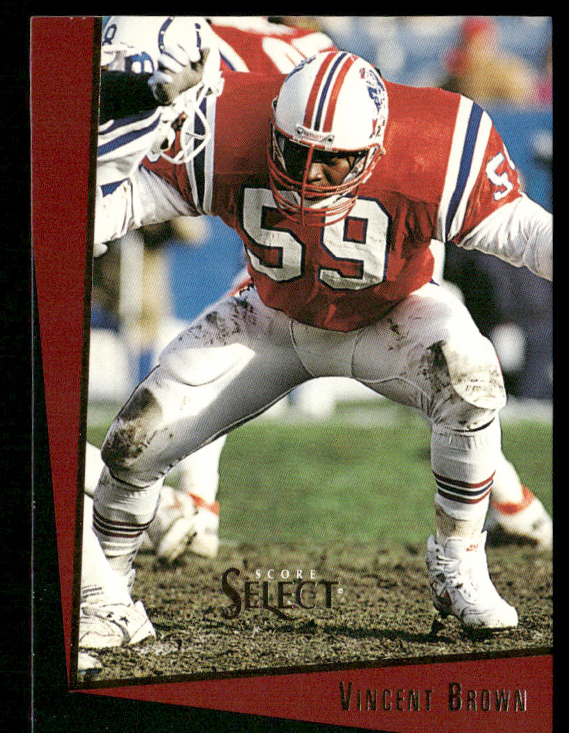 Vincent Brown 1993 Select #52 New England Patriots
