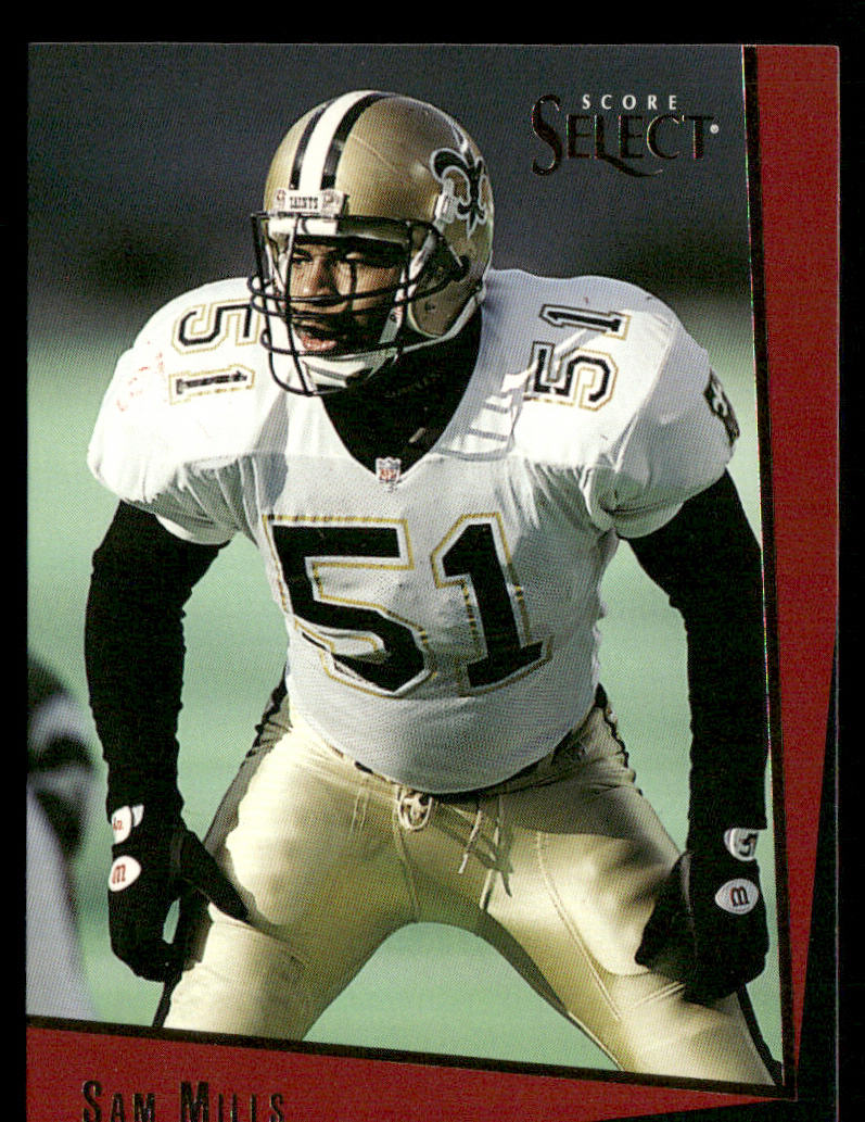 Sam Mills 1993 Select #77 New Orleans Saints