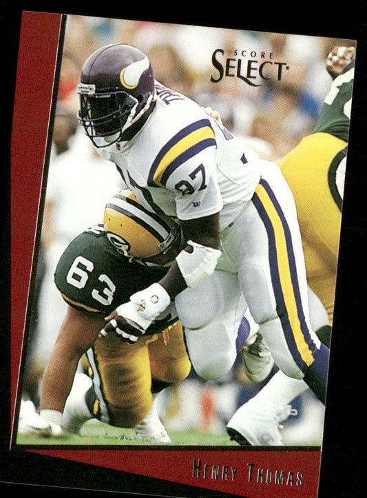 Henry Thomas 1993 Select #92 Minnesota Vikings