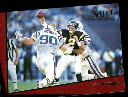 Stan Humphries 1993 Select #95 San Diego Chargers