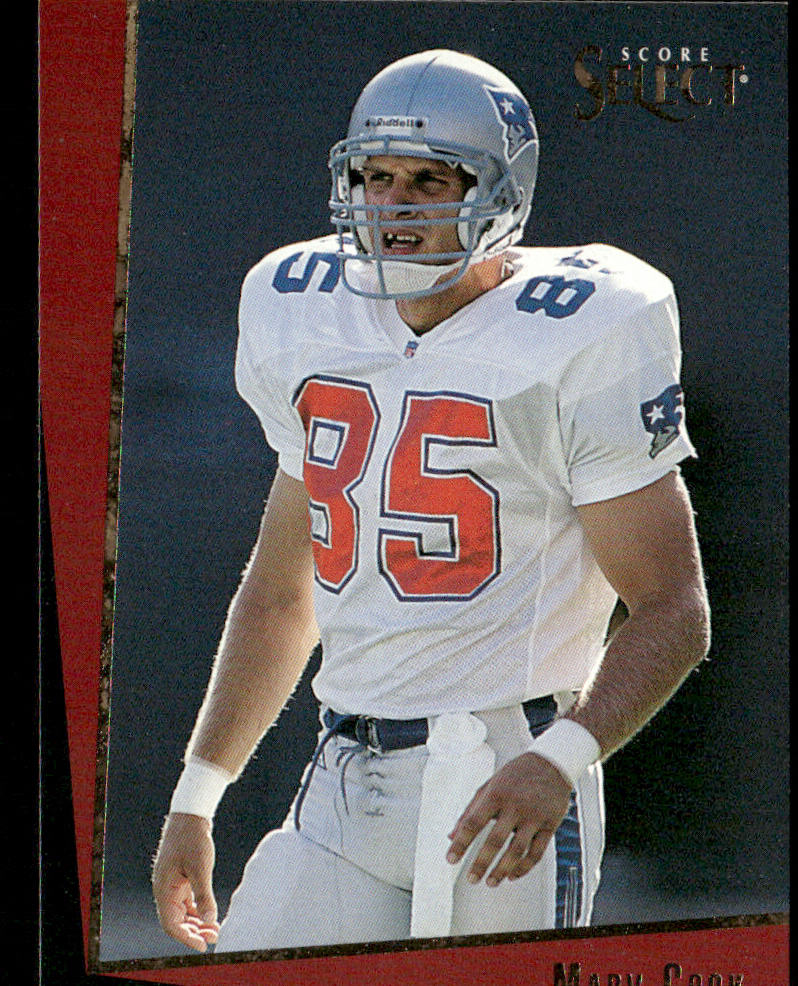 Marv Cook 1993 Select #108 New England Patriots