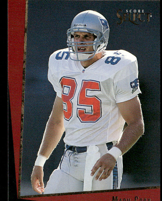 Marv Cook 1993 Select #108 New England Patriots