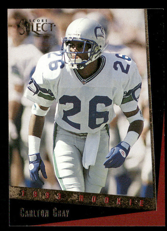 Carlton Gray 1993 Select #109 RC Seattle Seahawks