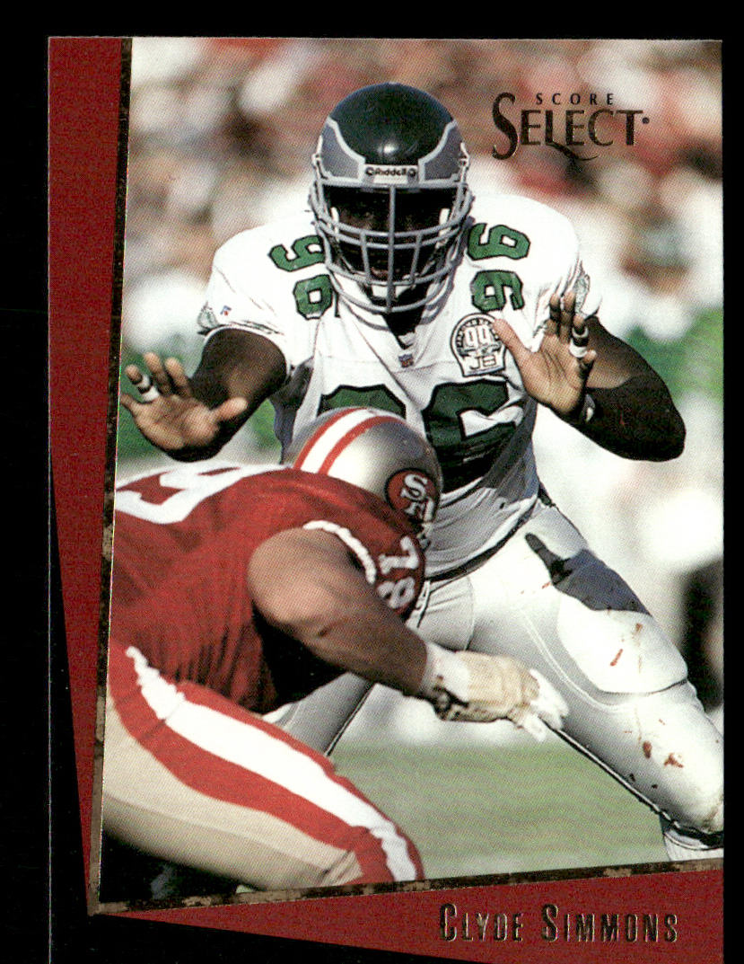 Clyde Simmons 1993 Select #114 Philadelphia Eagles