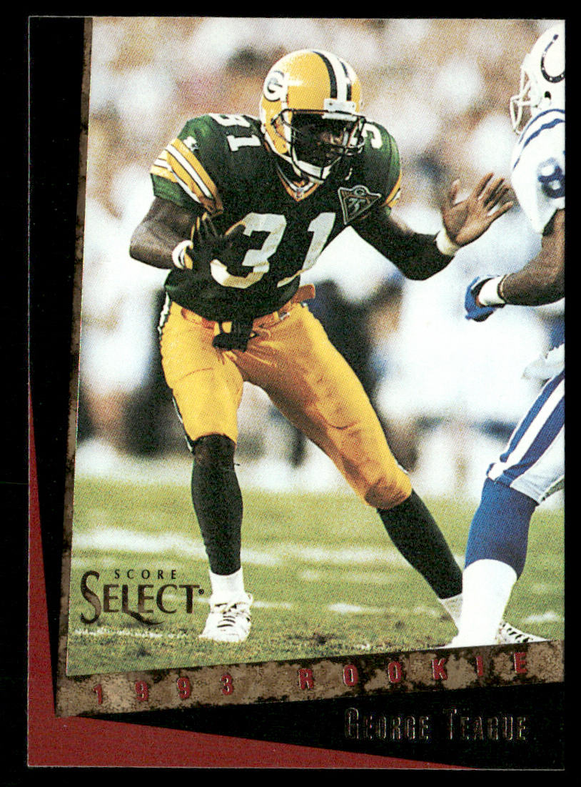 George Teague 1993 Select #123 RC Green Bay Packers