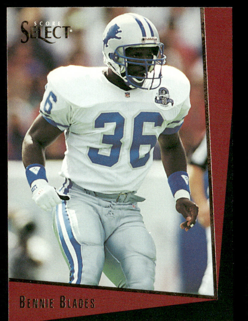 Bennie Blades 1993 Select #152 Detroit Lions