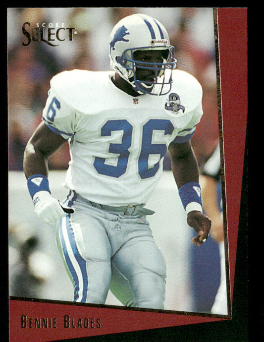 Bennie Blades 1993 Select #152 Detroit Lions