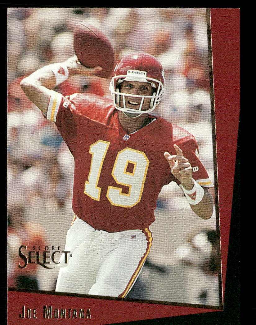 Joe Montana 1993 Select #155 Kansas City Chiefs