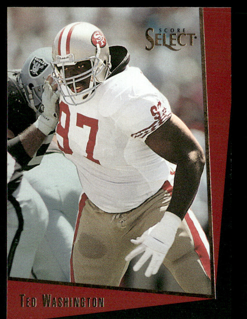 Ted Washington 1993 Select #156 San Francisco 49ers