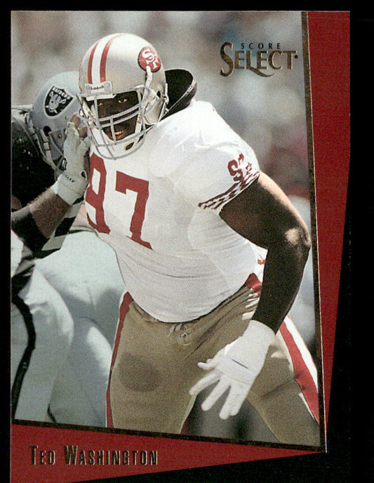 Ted Washington 1993 Select #156 San Francisco 49ers
