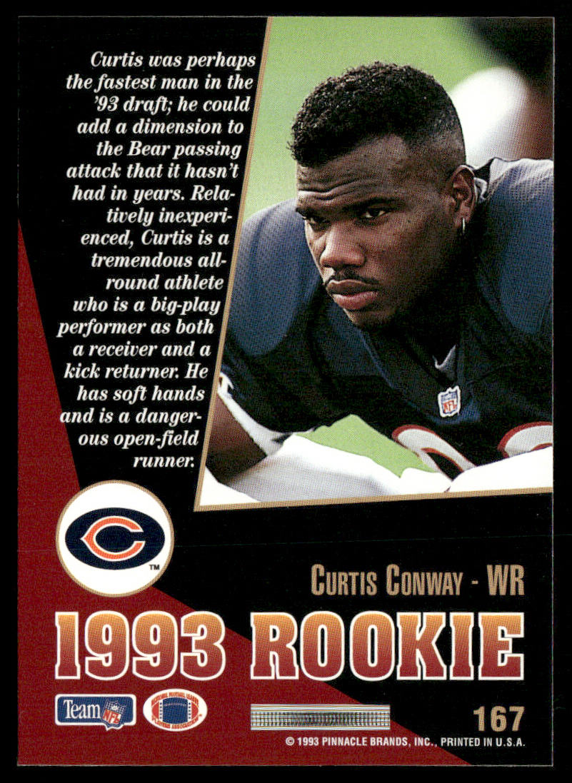 Curtis Conway 1993 Select #167 RC Chicago Bears