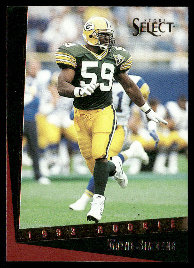 Wayne Simmons 1993 Select #170 RC Green Bay Packers