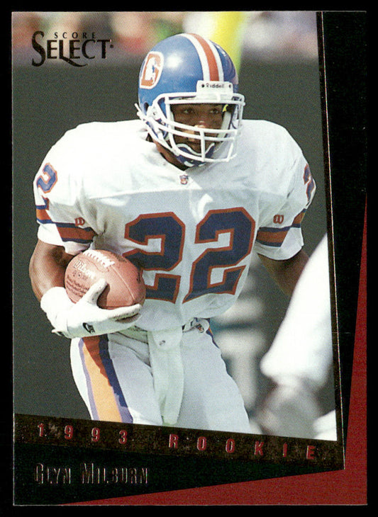 Glyn Milburn 1993 Select #175 RC Denver Broncos