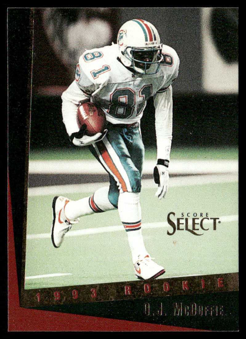 O.J. McDuffie 1993 Select #177 RC Miami Dolphins