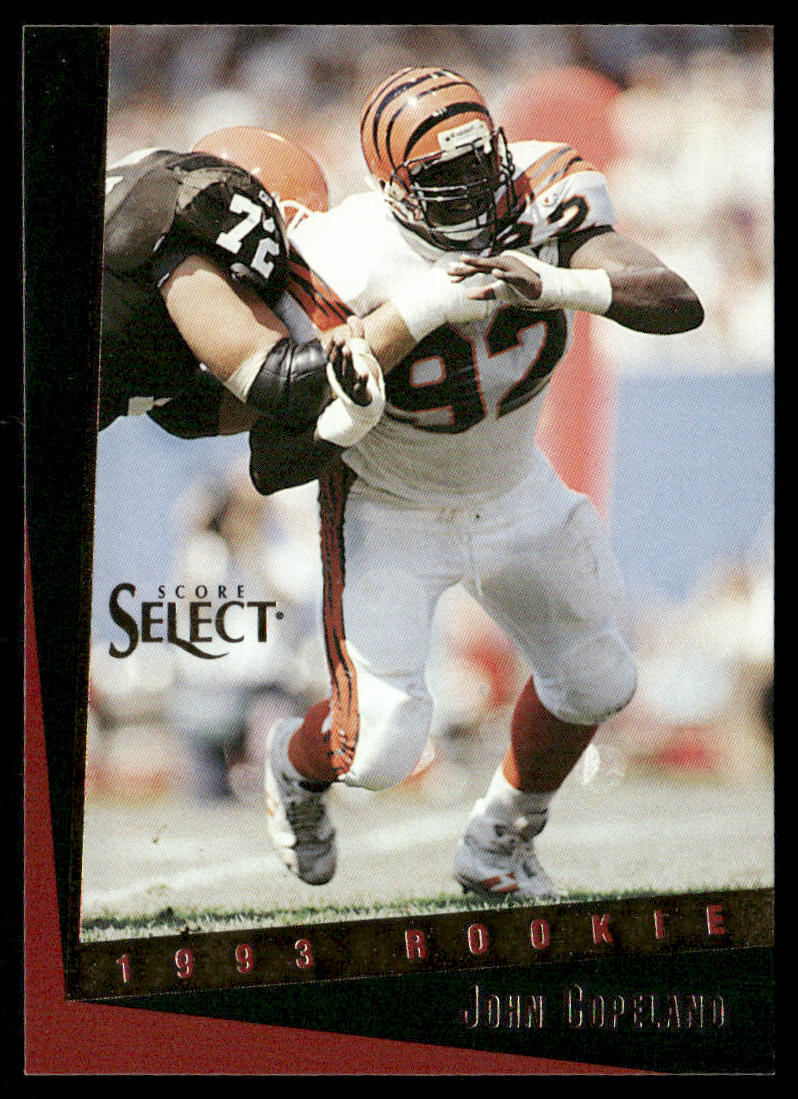 John Copeland 1993 Select #180 RC Cincinnati Bengals