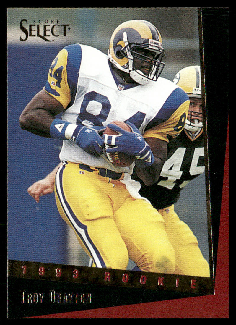 Troy Drayton 1993 Select #183 RC Los Angeles Rams