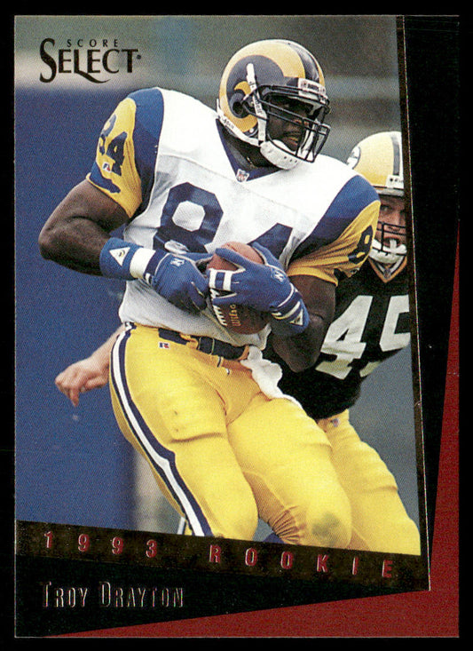 Troy Drayton 1993 Select #183 RC Los Angeles Rams