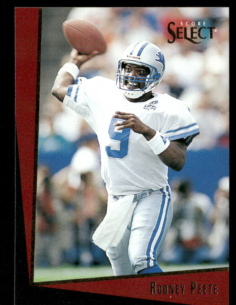 Rodney Peete 1993 Select #196 Detroit Lions