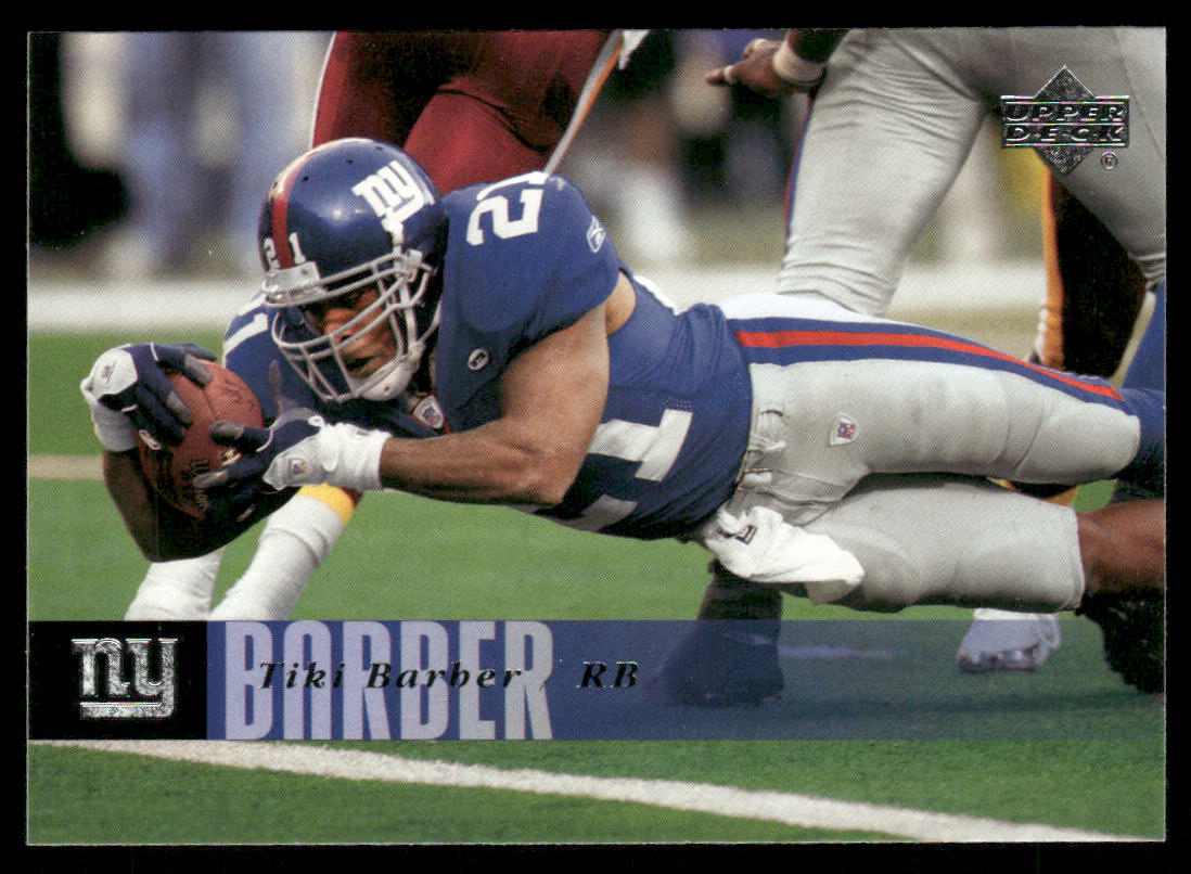 Tiki Barber 2006 Upper Deck #127 New York Giants