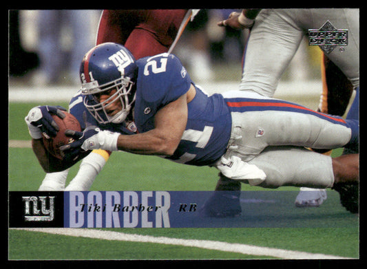 Tiki Barber 2006 Upper Deck #127 New York Giants