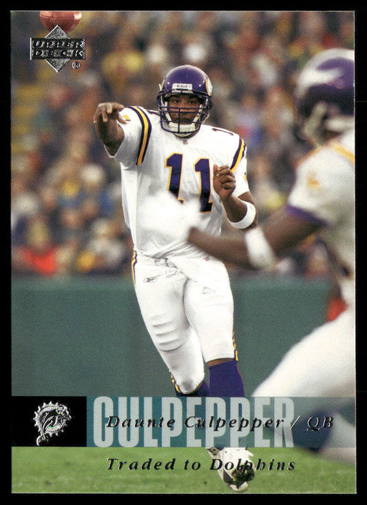 Daunte Culpepper 2006 Upper Deck #101 Miami Dolphins