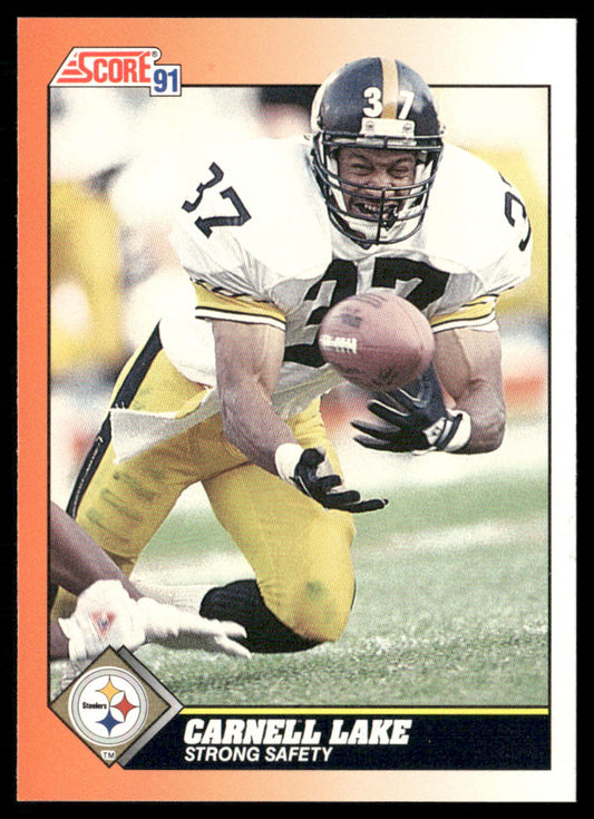 Carnell Lake 1991 Score #384 Pittsburgh Steelers