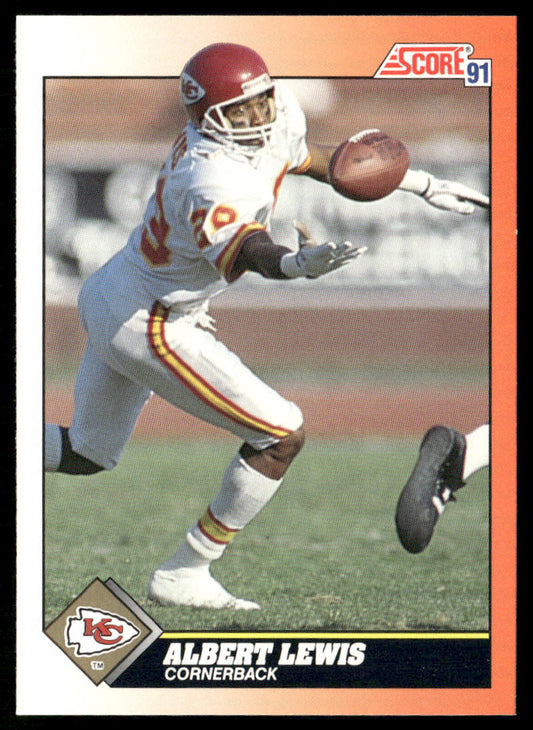 Albert Lewis 1991 Score #352 Kansas City Chiefs