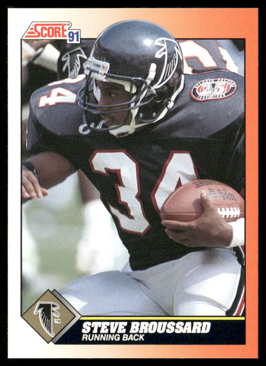 Steve Broussard 1991 Score #358 Atlanta Falcons