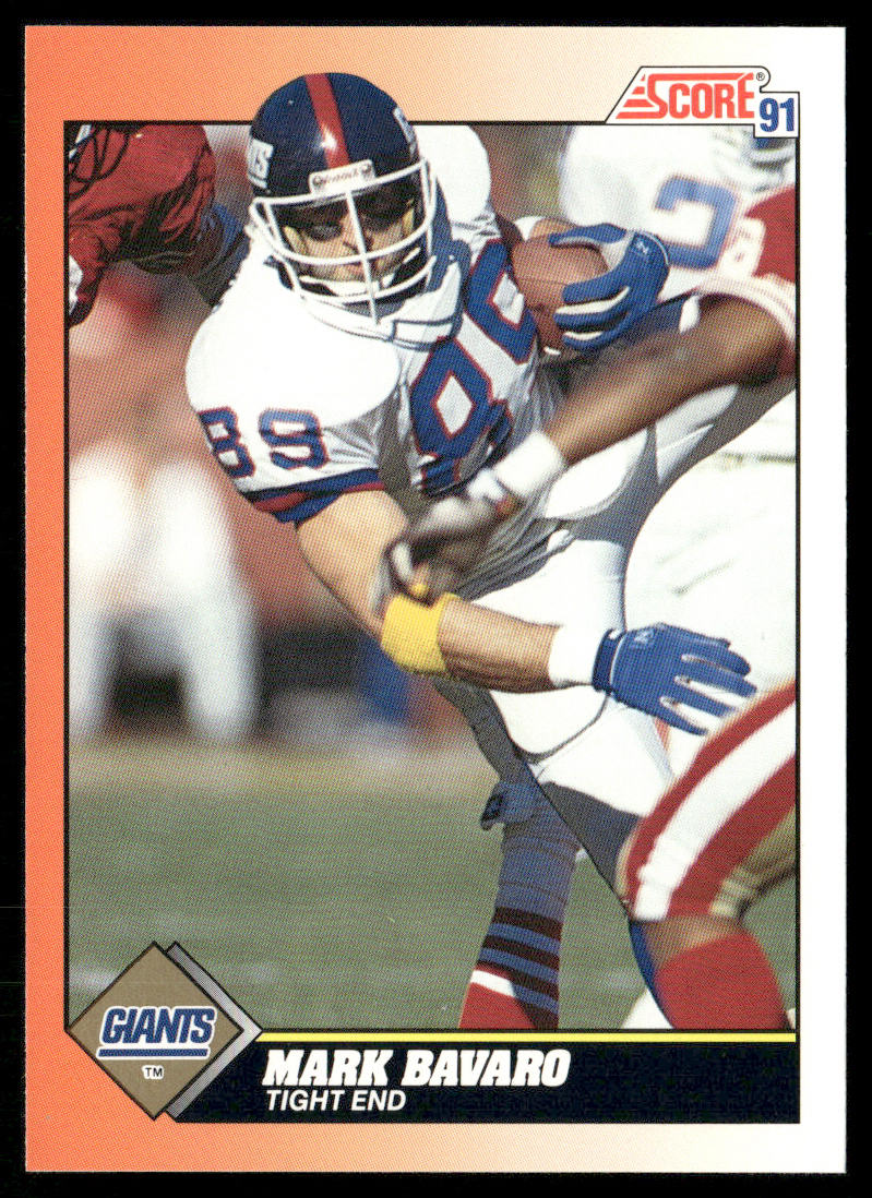Mark Bavaro 1991 Score #359 New York Giants