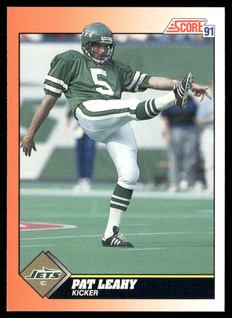Pat Leahy 1991 Score #366 New York Jets