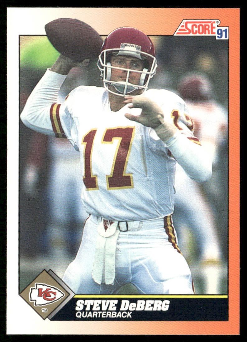 Steve DeBerg 1991 Score #415 Kansas City Chiefs
