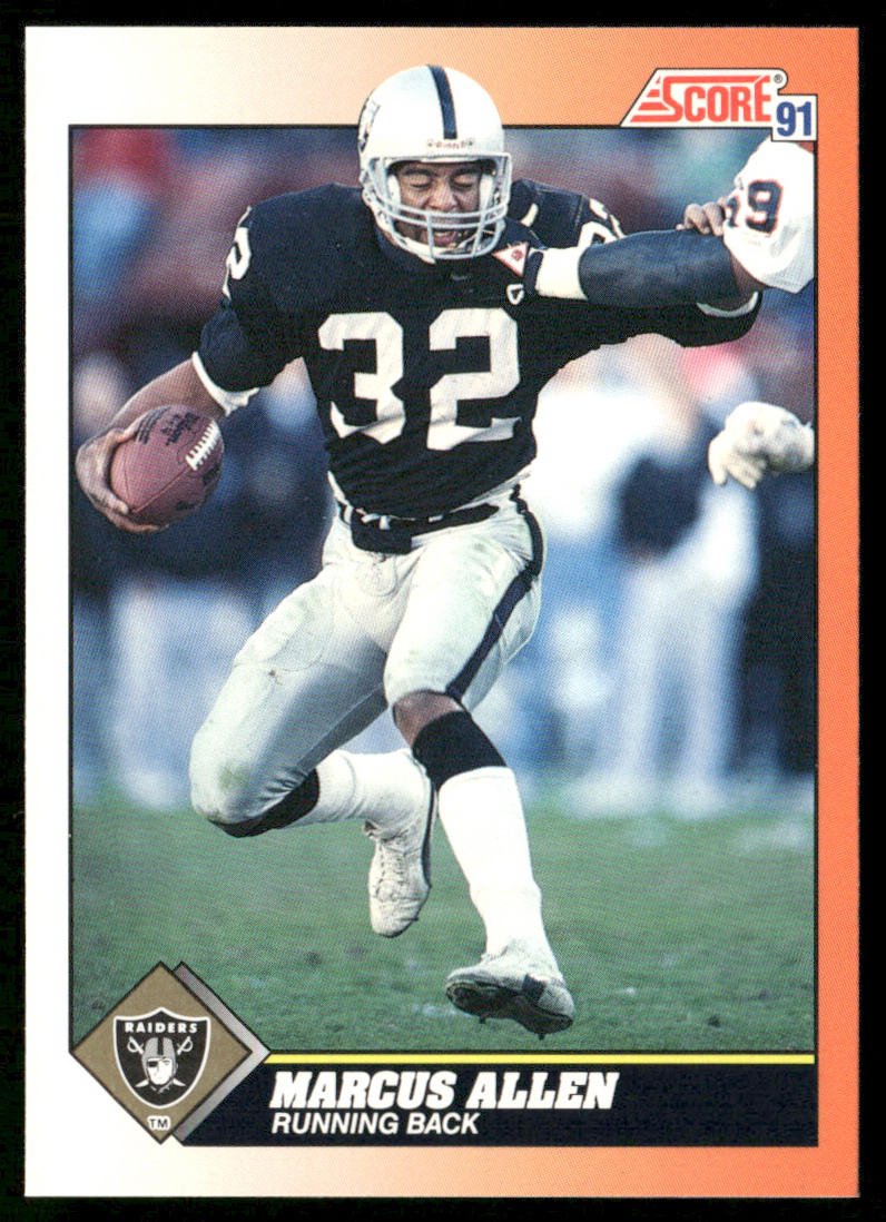 Marcus Allen 1991 Score #420 Los Angeles Raiders