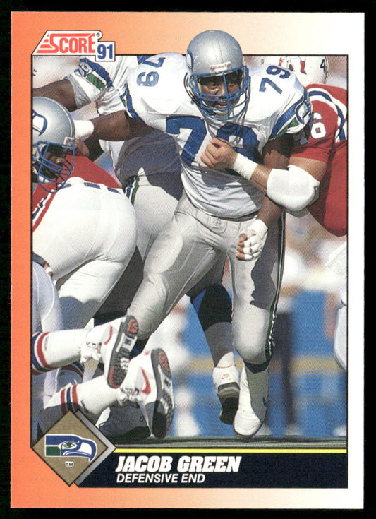 Jacob Green 1991 Score #424 Seattle Seahawks
