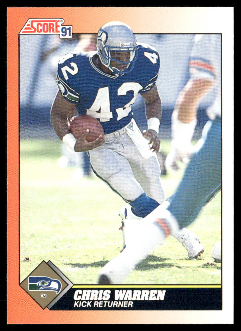 Chris Warren 1991 Score #439 Seattle Seahawks