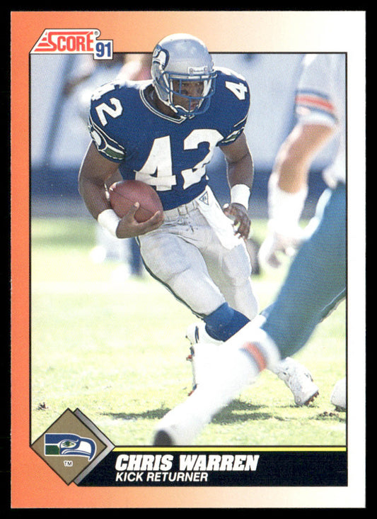 Chris Warren 1991 Score #439 Seattle Seahawks